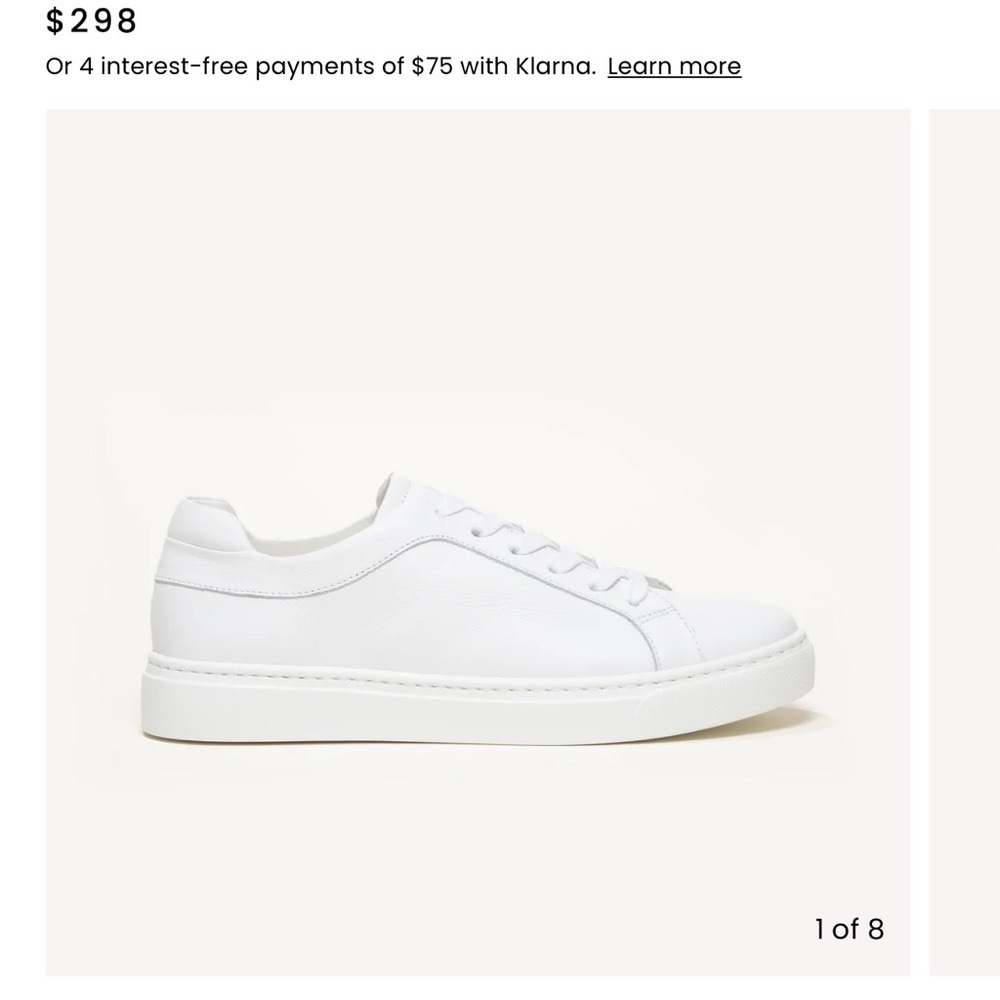 The viral M.GEMI Classic White Women's Sneakers